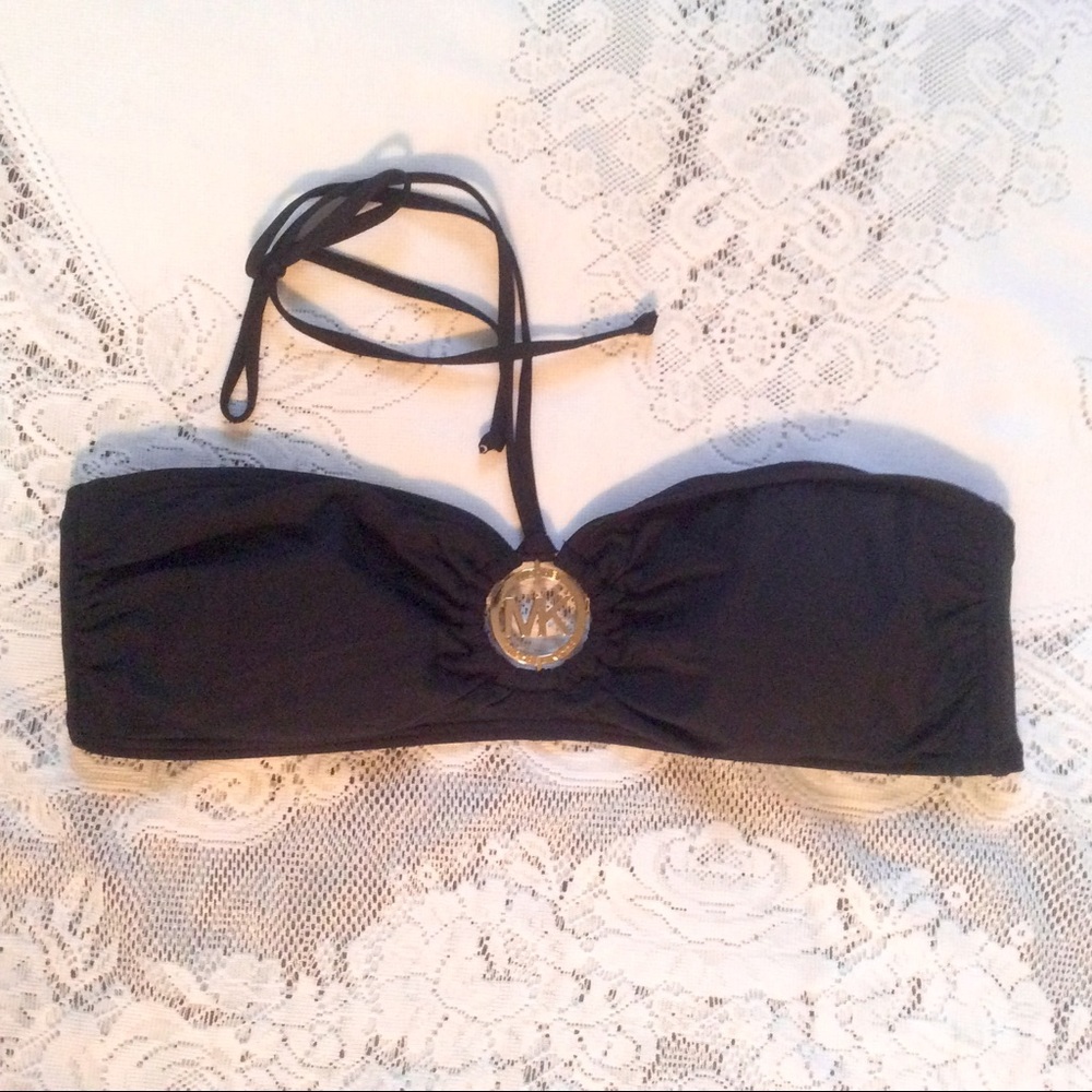 Michael Kors Bandeau Bikini Top, Hipster Bottoms
